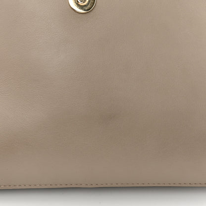 Chloe Calfskin Suede Medium Faye Shoulder Bag Motty Grey 11 of 11