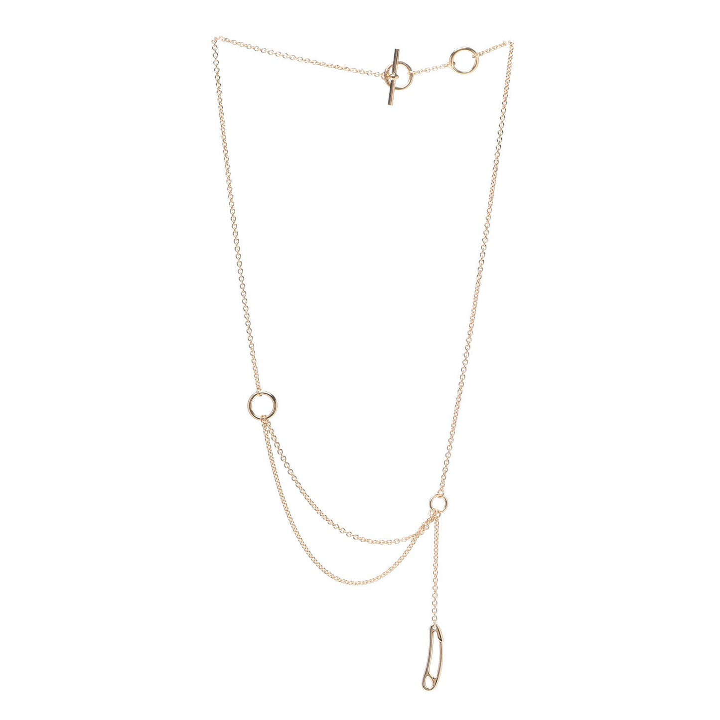 18K Rose Gold TPM Chaine d'Ancre Punk Necklace ST