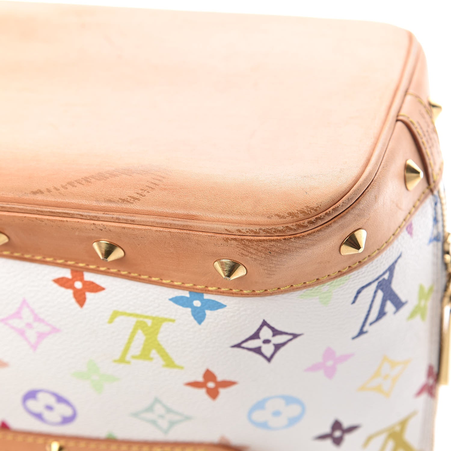 Louis Vuitton Monogram Multicolor Alma White 10 of 10