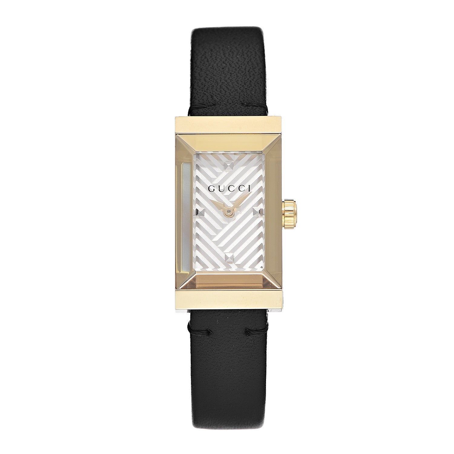 Gucci Stainless Steel Calfskin 14mm G-Frame Quartz Watch 1 of 10
