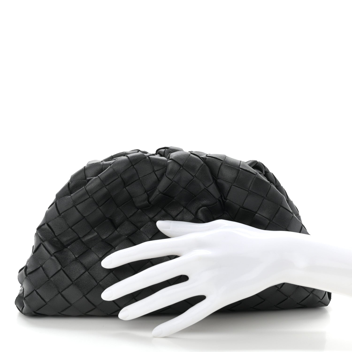 Bottega Veneta Nappa Intrecciato Teen Pouch Black 2 of 10