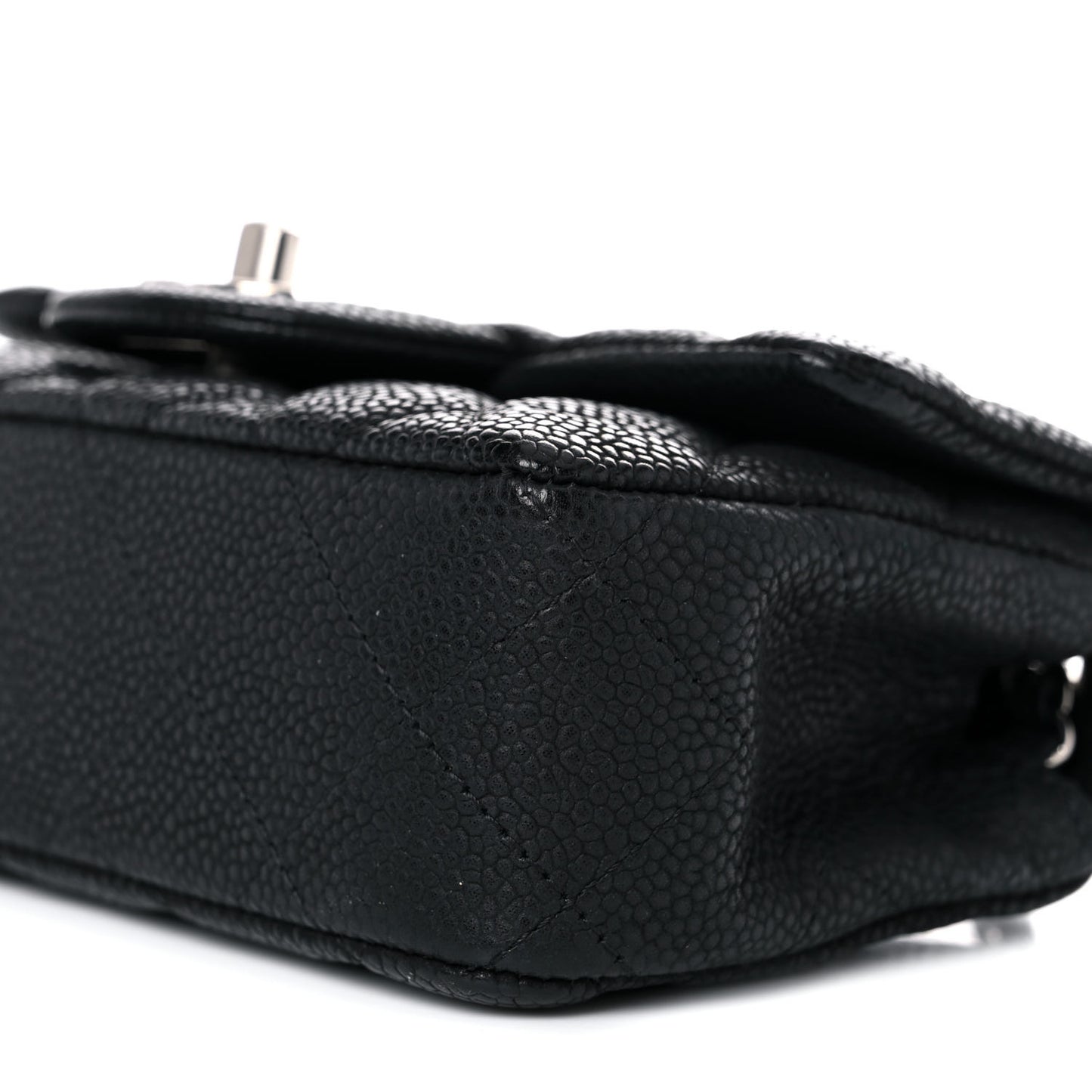 Caviar Quilted Extra Mini Flap Black