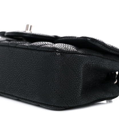 Chanel Caviar Quilted Extra Mini Flap Black 9 of 10