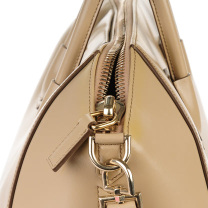 Givenchy Shiny Lord Calfskin Medium Antigona Dark Beige 9 of 12