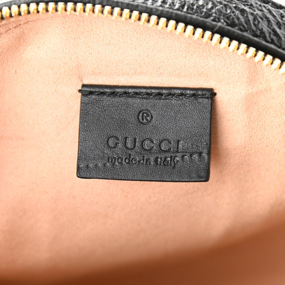 Gucci Suede Patent Web Mini Ophidia Round Shoulder Bag Hibiscus Red Black 6 of 10