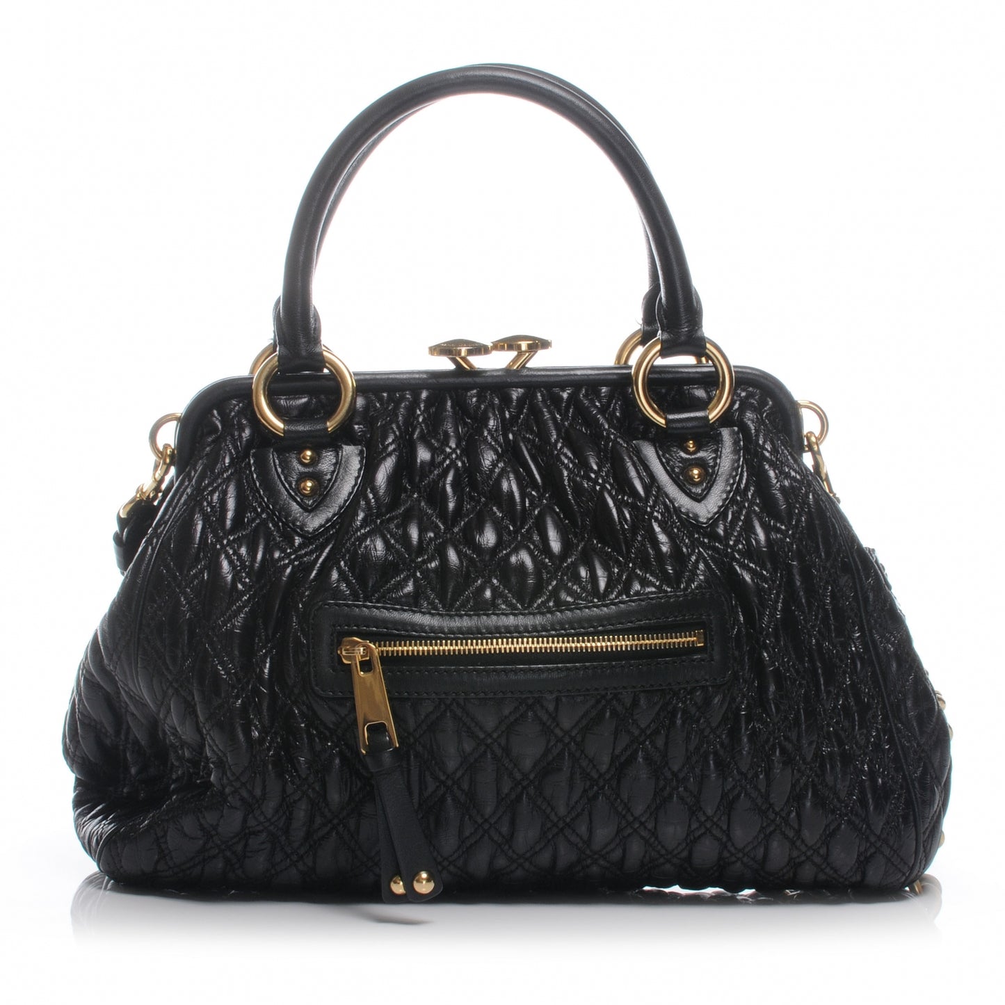Elastic Quilted Stam Black