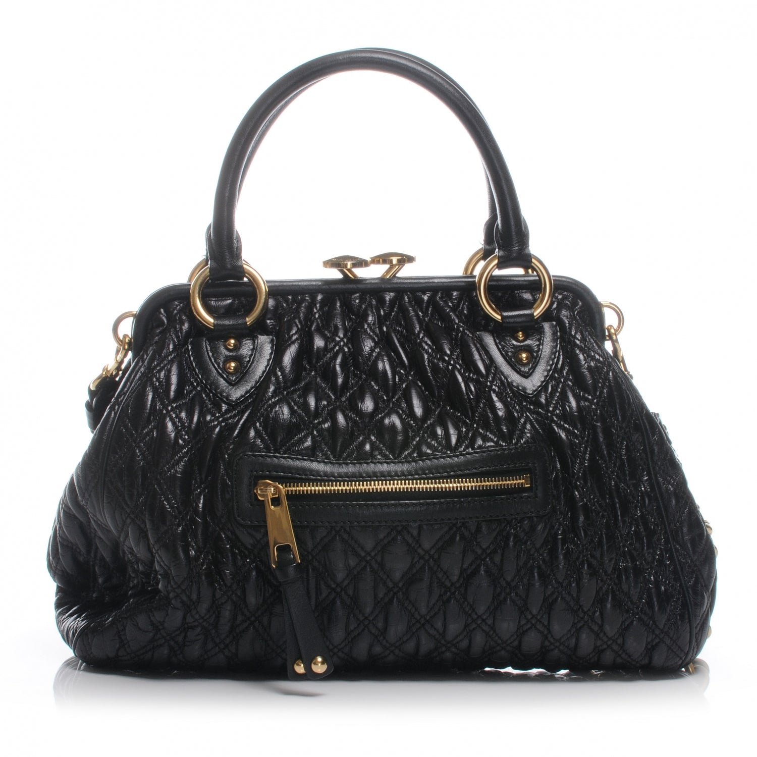Marc Jacobs Elastic Quilted Stam Black 1 of 7