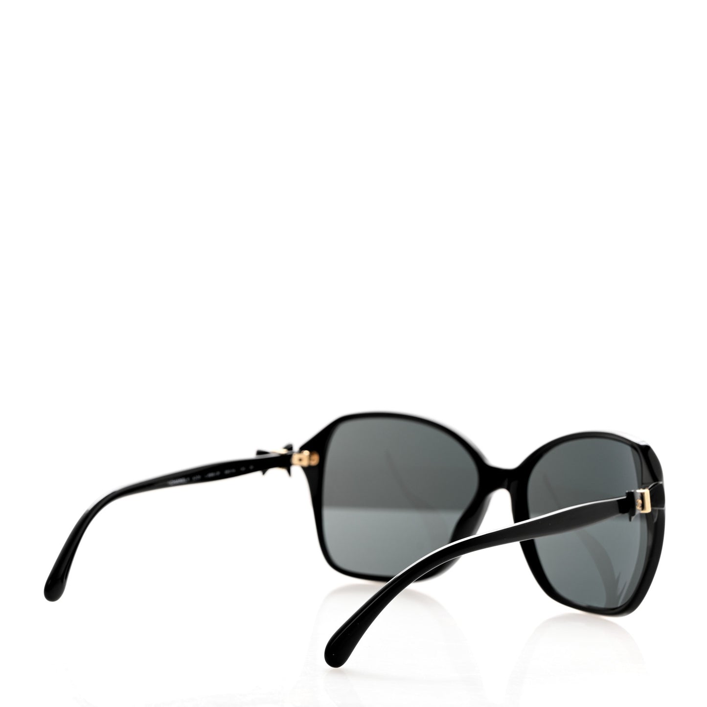 Acetate CC Bow Sunglasses 5205 Black