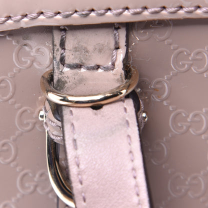 Gucci Patent Microguccissima Small Nice Top Handle Dome Bag Dark Cipria 11 of 11