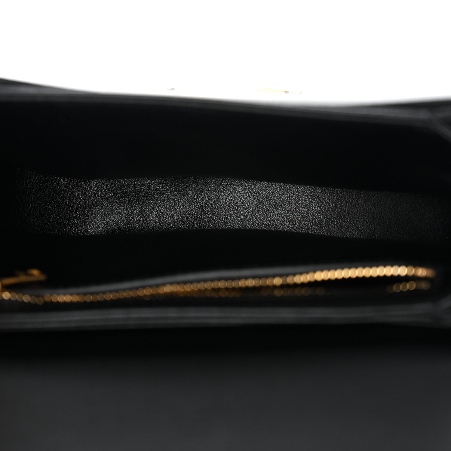 Celine Shiny Calfskin Besace Clea Triomphe Black 5 of 9