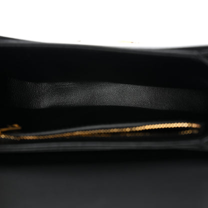 Celine Shiny Calfskin Besace Clea Triomphe Black 5 of 9
