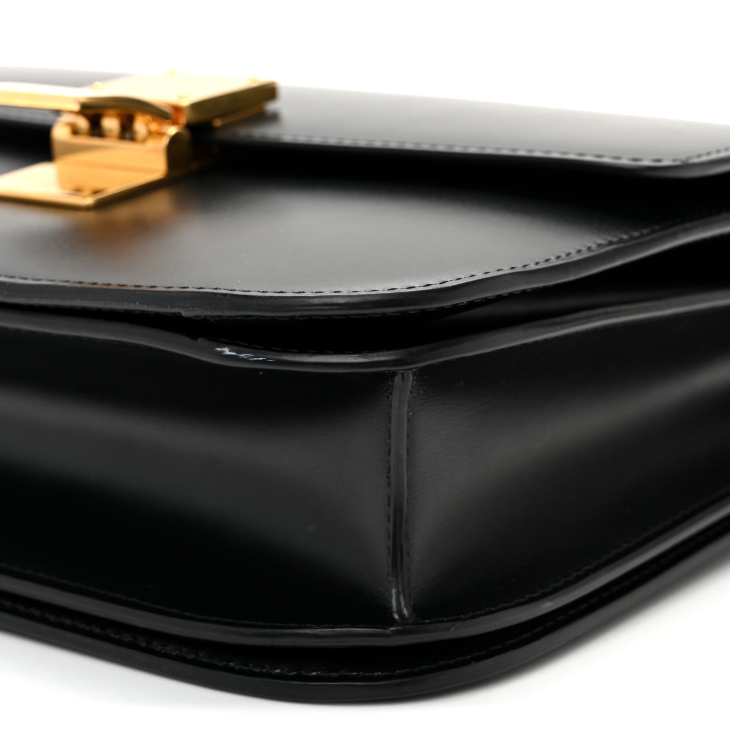 Celine Box Calfskin Medium Classic Box Flap Bag Black 10 of 10