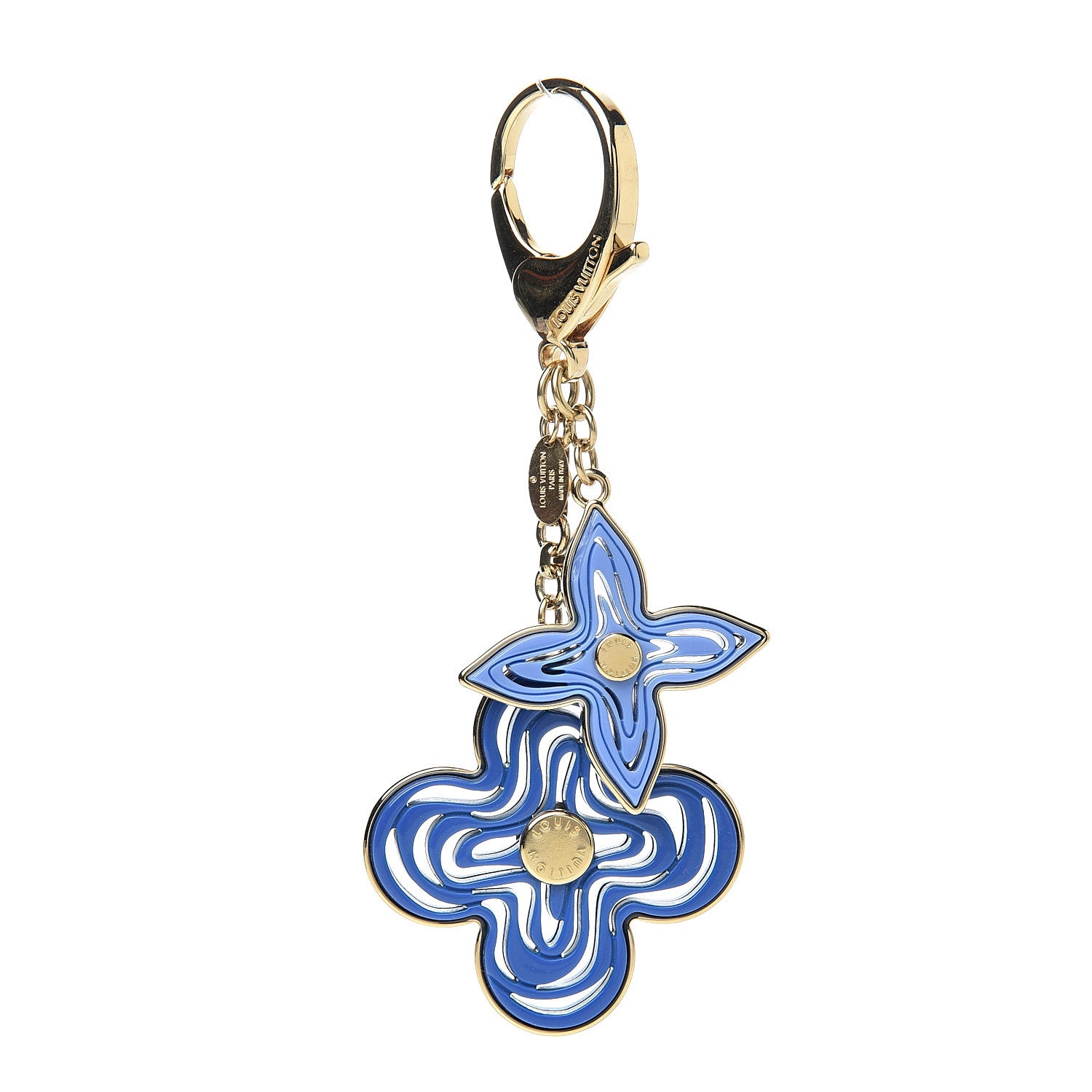 Louis Vuitton Resin Naif Bag Charm Blue 1 of 5