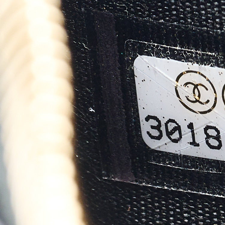 Lambskin Quilted All About Chanel Charm Zip Around Wallet Black