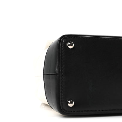 Chanel Calfskin Quilted VIP Flap White Black 9 of 11