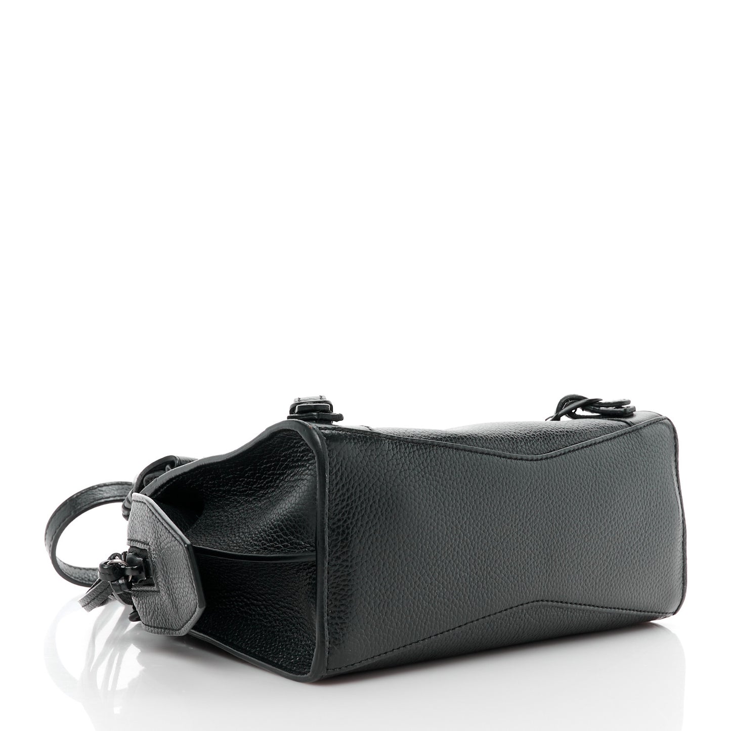 Grained Calfskin Neo Classic Black Hardware Mini City Black