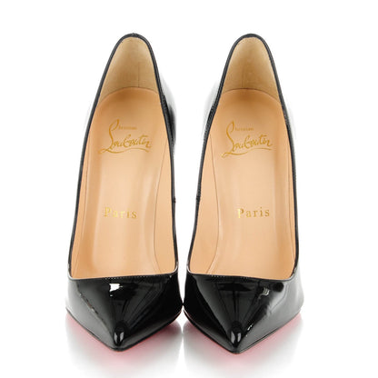 Christian Louboutin Patent Pigalle 120 Pumps 34 Black 2 of 8