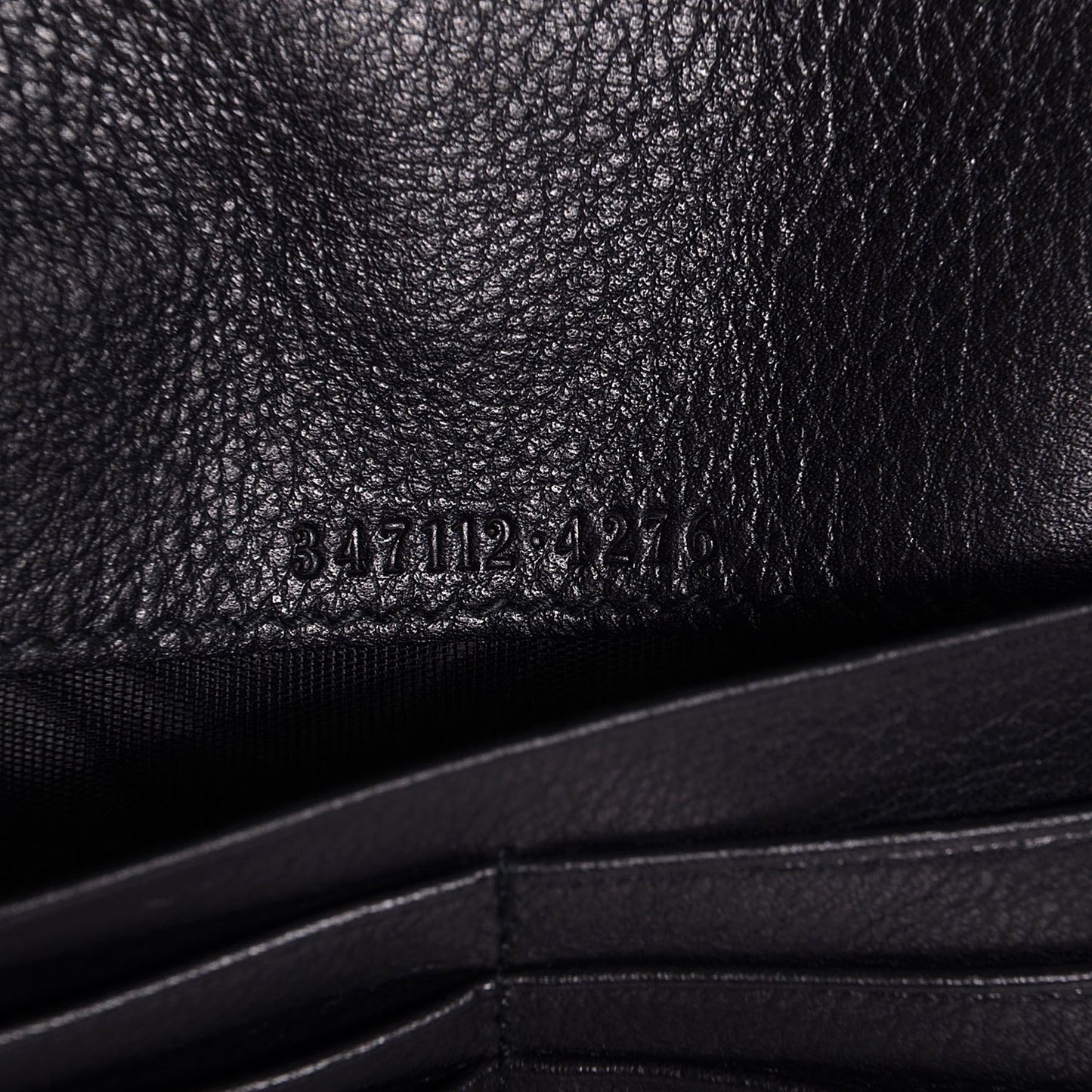 Guccissima Continental Zip Wallet Black