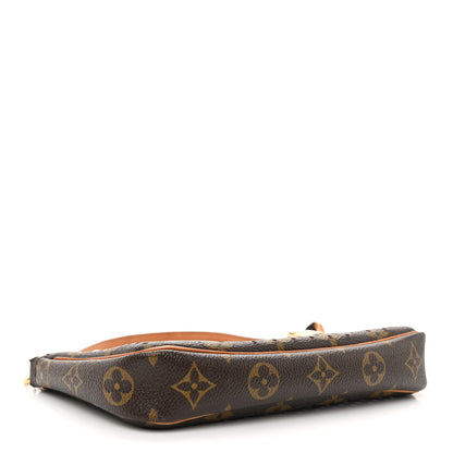 Louis Vuitton Monogram Perforated Pochette Accessories Bag Fuchsia 4 of 8