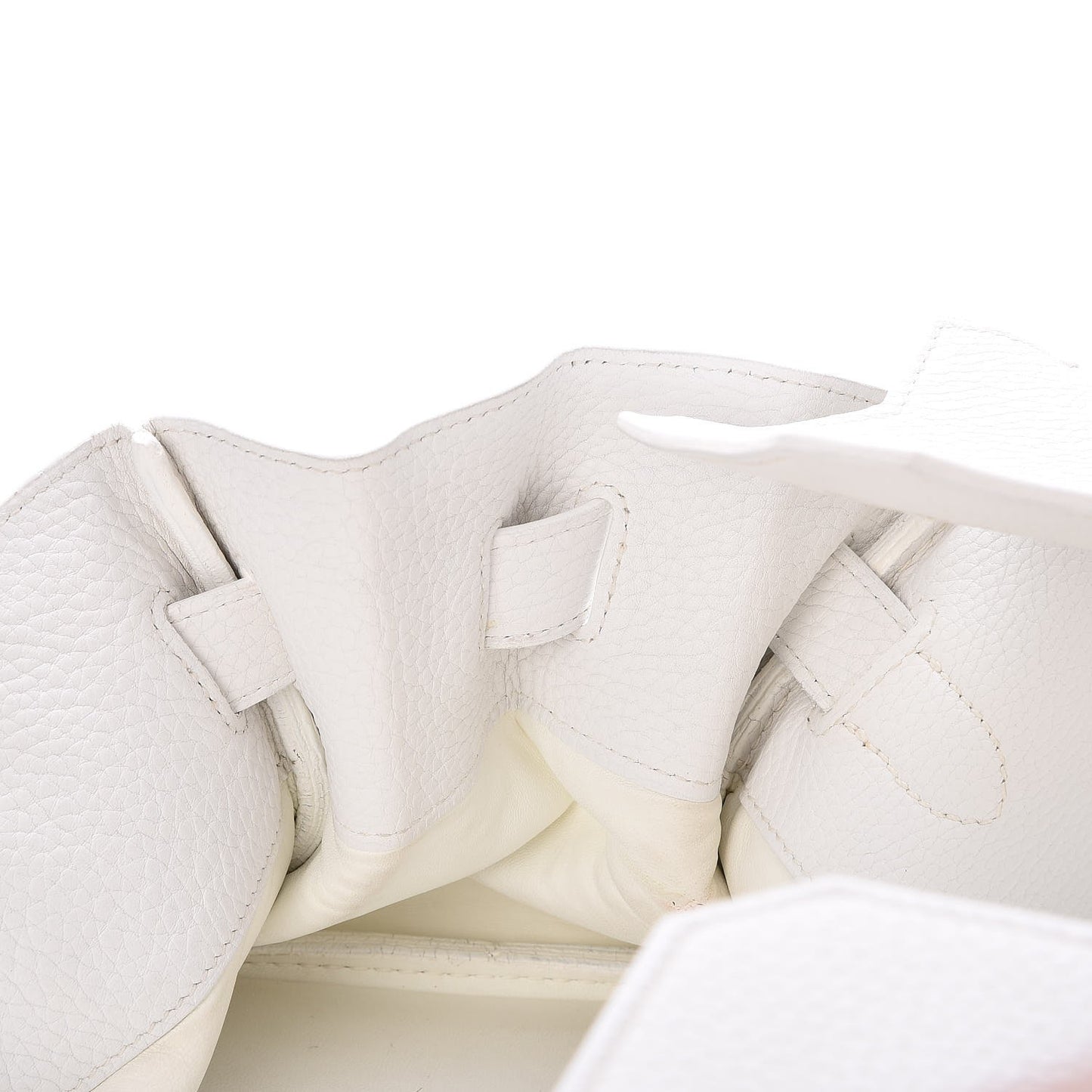 Taurillon Clemence JPG Birkin 42 White