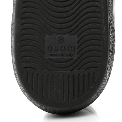 Gucci Calfskin GG Tennis Embossed Mens Ace Sneakers 5 Black 8 of 8