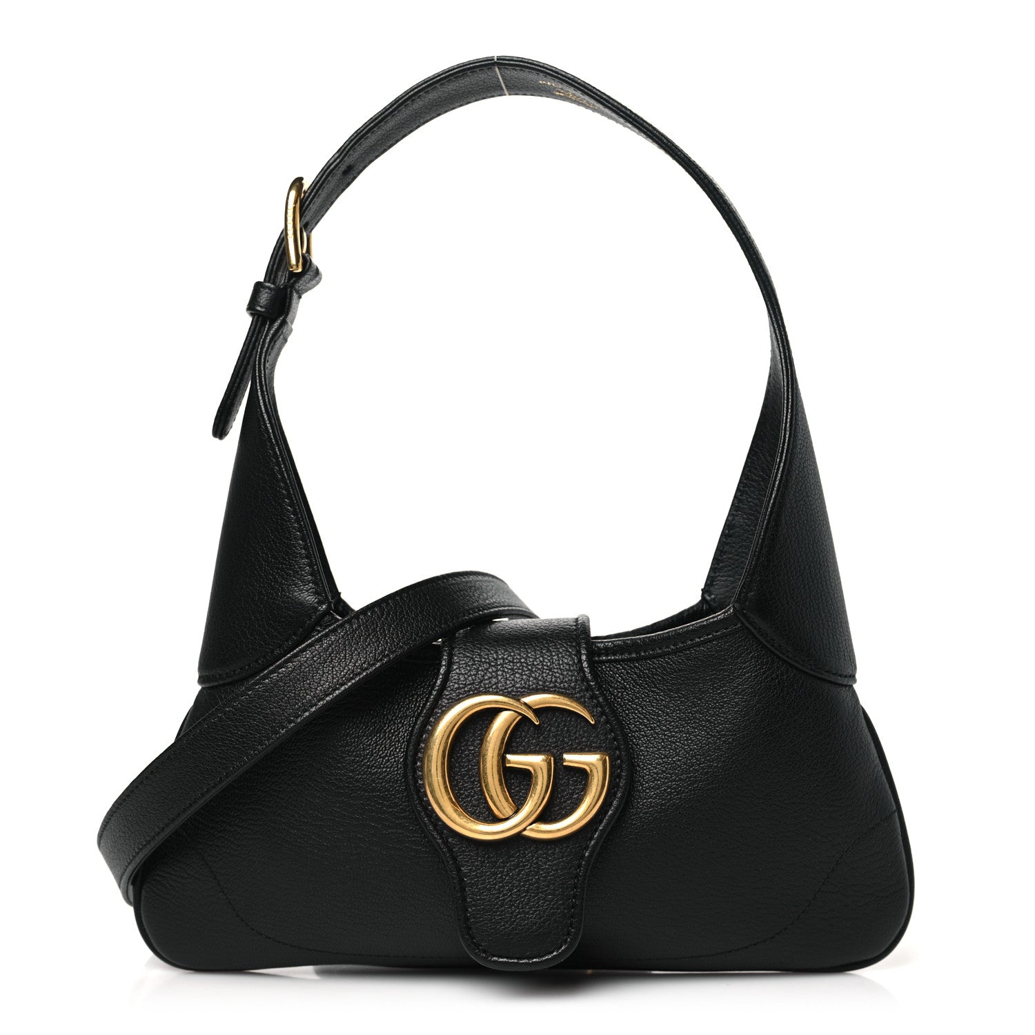 Gucci Goatskin Small GG Aphrodite Shoulder Bag Black 1 of 10