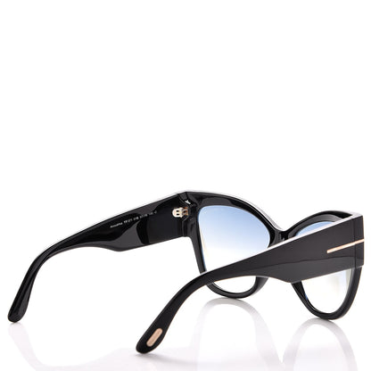 Tom Ford Acetate Nikita Cat Eye Sunglasses TF173 Black 11 of 15