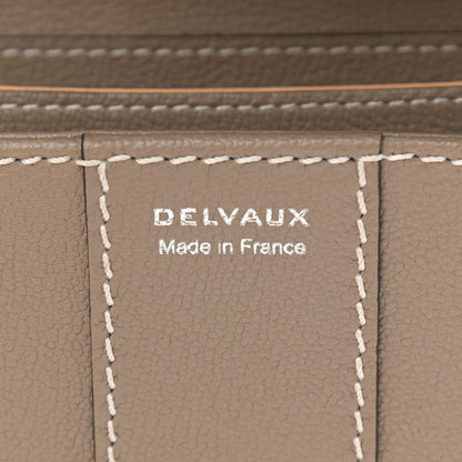 Delvaux Rodeo Calfskin Surpique Brillant Wallet on Chain Tourterelle 6 of 11