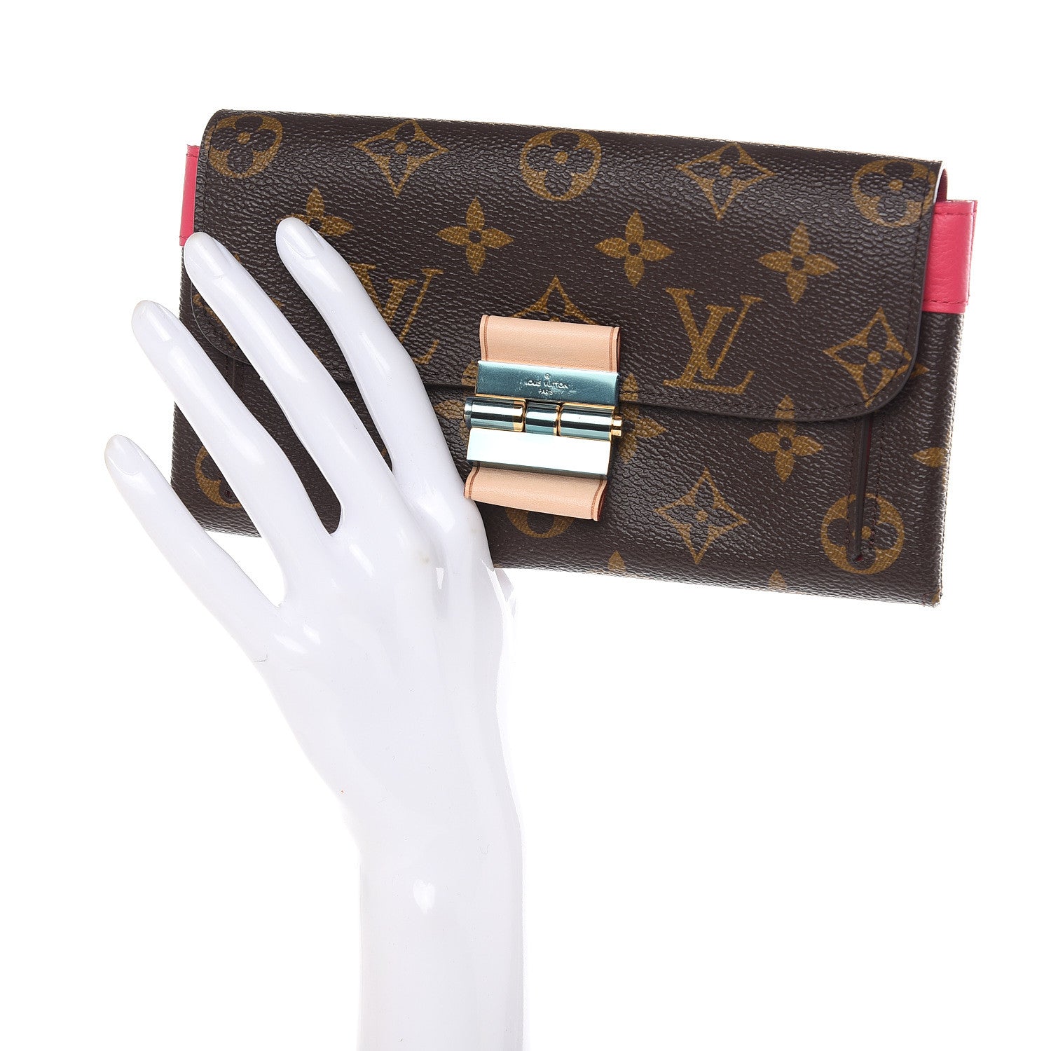 Louis Vuitton Monogram Elysee Wallet Pink 2 of 8