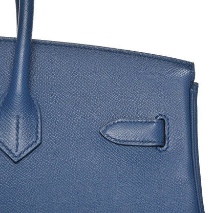 Hermes Epsom Birkin 35 Bleu Agate 27 of 29