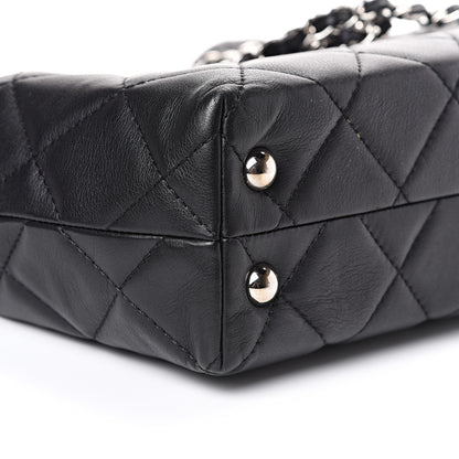 Chanel Calfskin Quilted In The Business North South Tote Black 8 of 12