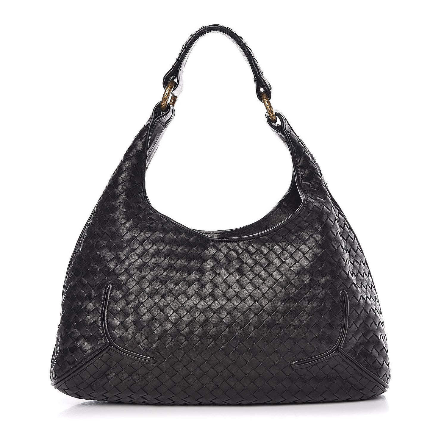 Nappa Intrecciato New Ball Hobo Black