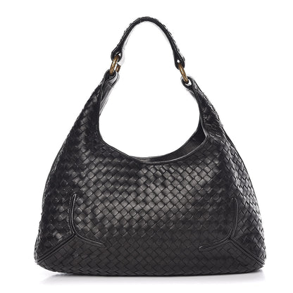Bottega Veneta Nappa Intrecciato New Ball Hobo Black 1 of 8