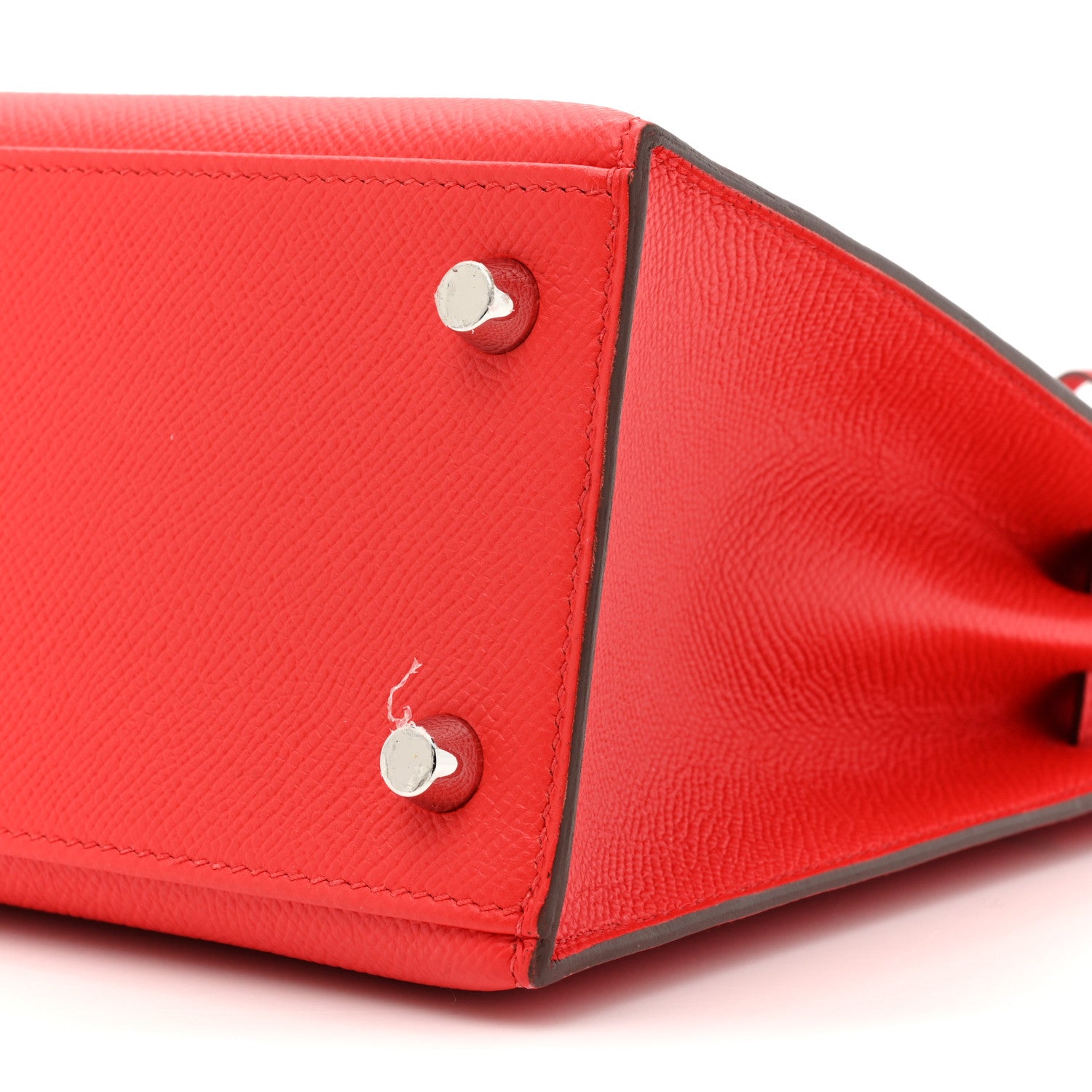 Hermes Epsom Kelly Sellier 25 Rouge De Coeur 7 of 14