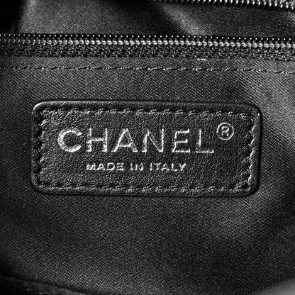 Chanel Lambskin Quilted Jumbo Chanel 3 Flap Bag Black 7 of 11