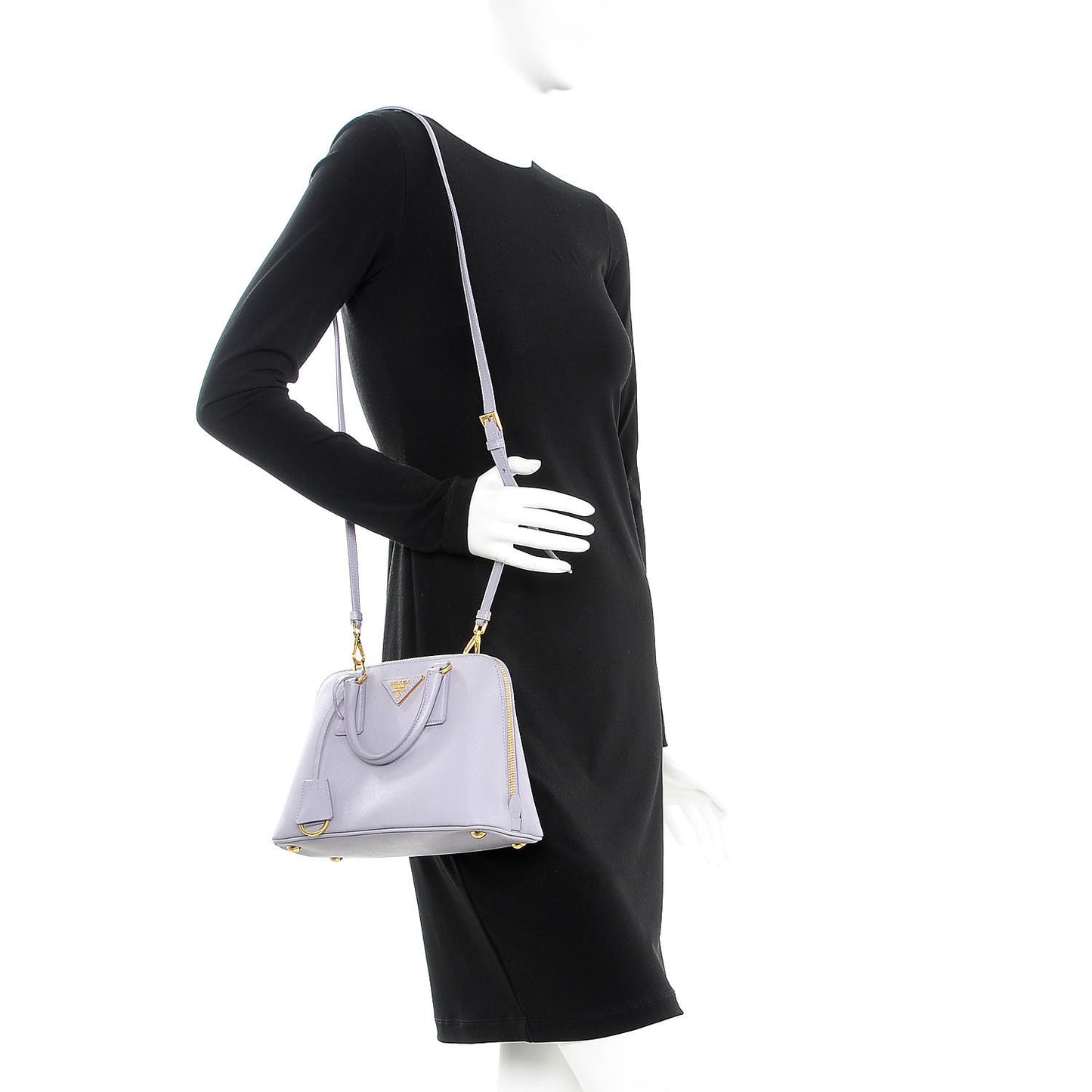 Saffiano Lux Small Promenade Tote Glicine