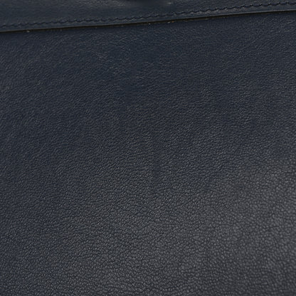 Celine Shiny Smooth Calfskin Medium Frame Shoulder Bag Blue Purple 12 of 15