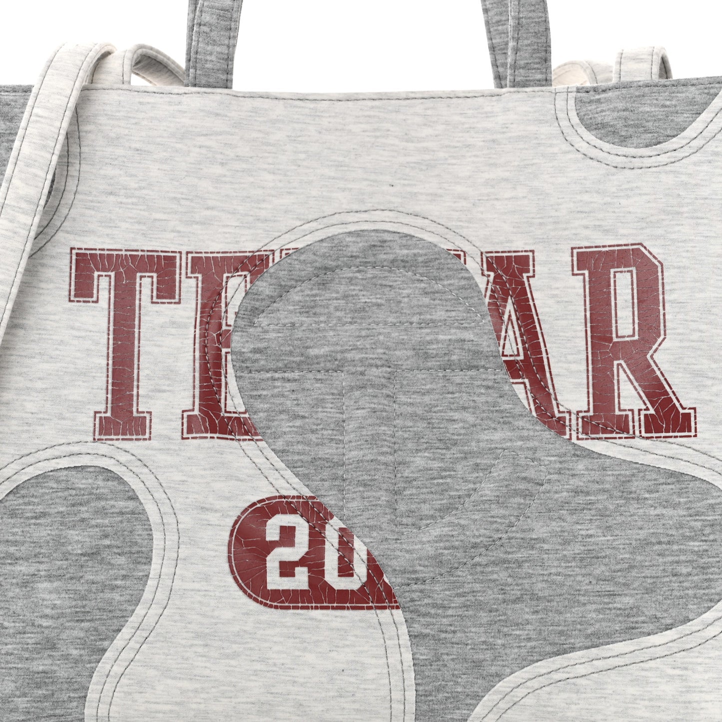 Jersey Medium Camo Shopping Bag Heather Grey