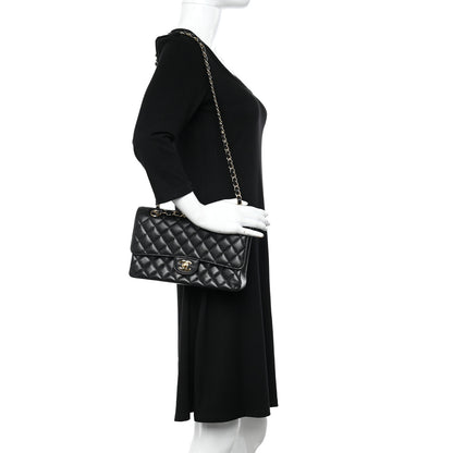 Chanel Caviar Quilted Medium Double Flap Black 2 of 11