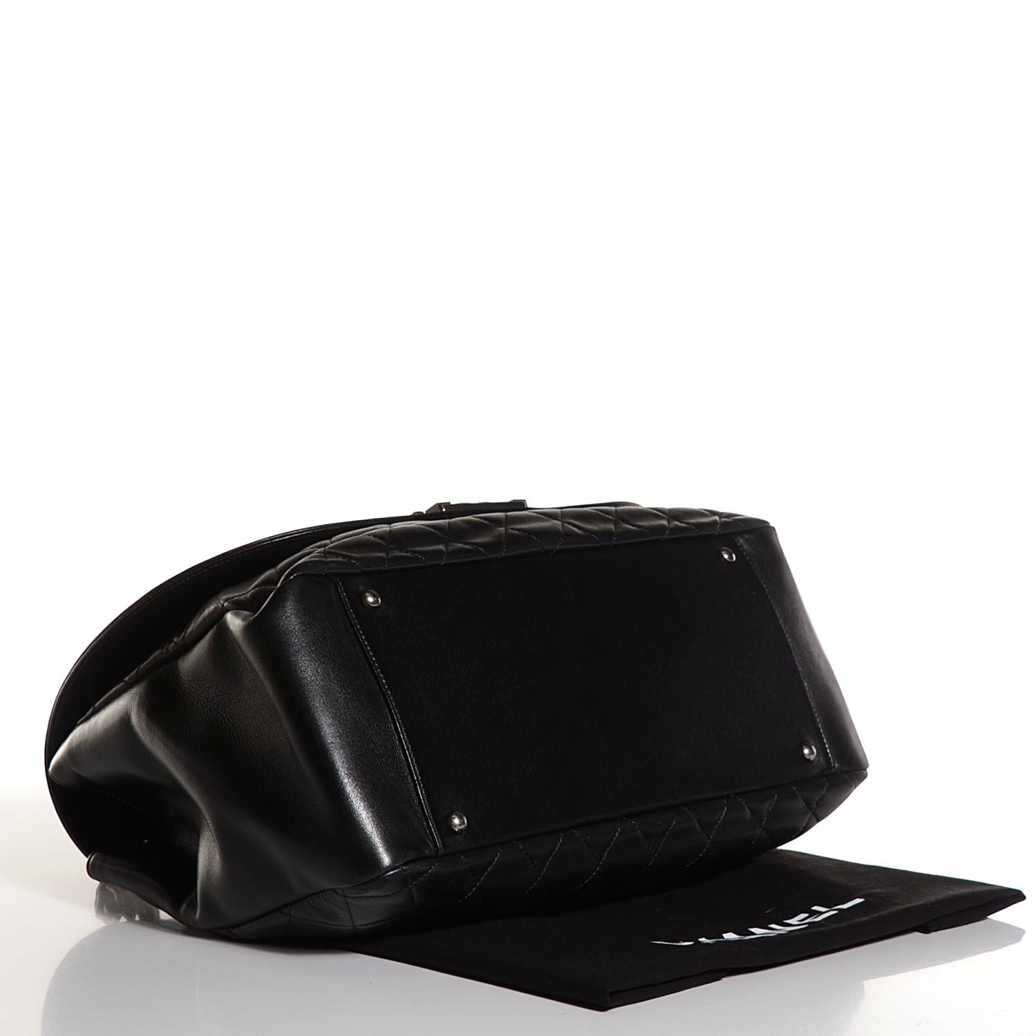 Chanel Lambskin Quilted Large Antik Boy Flap Black 5 of 9