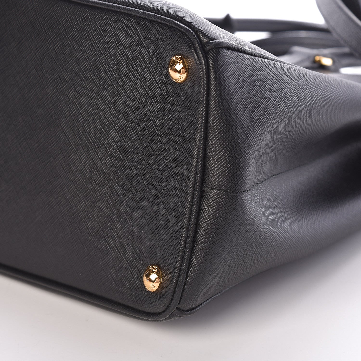 Prada Saffiano Medium Galleria Double Zip Tote Black 9 of 9