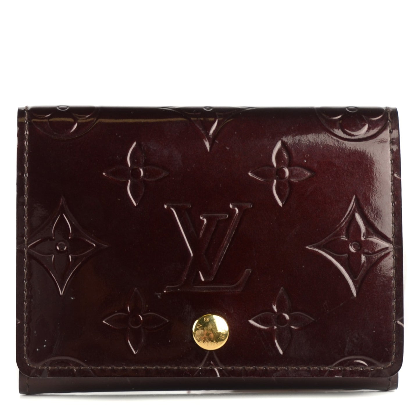 Vernis Business Card Holder Amarante
