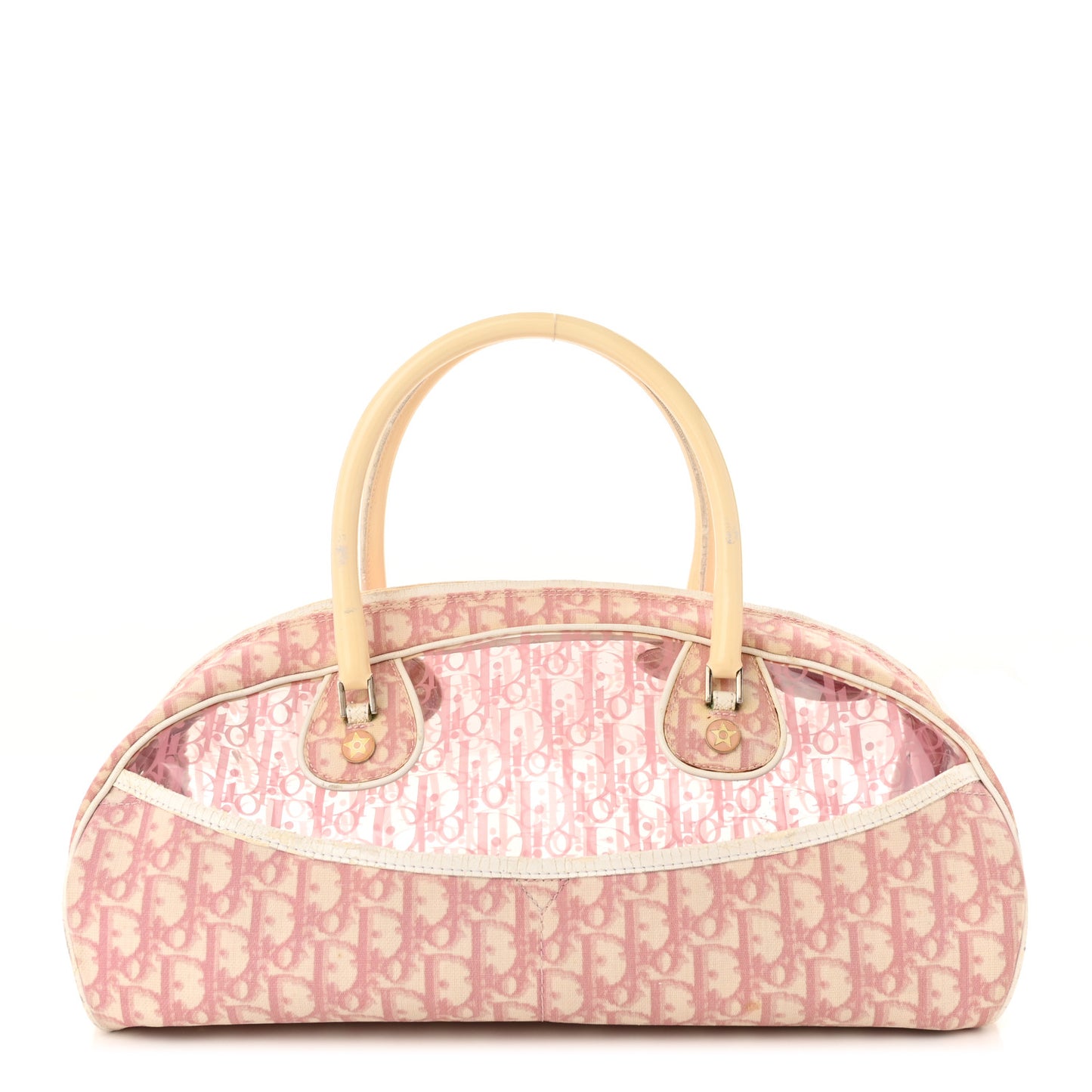 Monogram PVC Bowler Pink