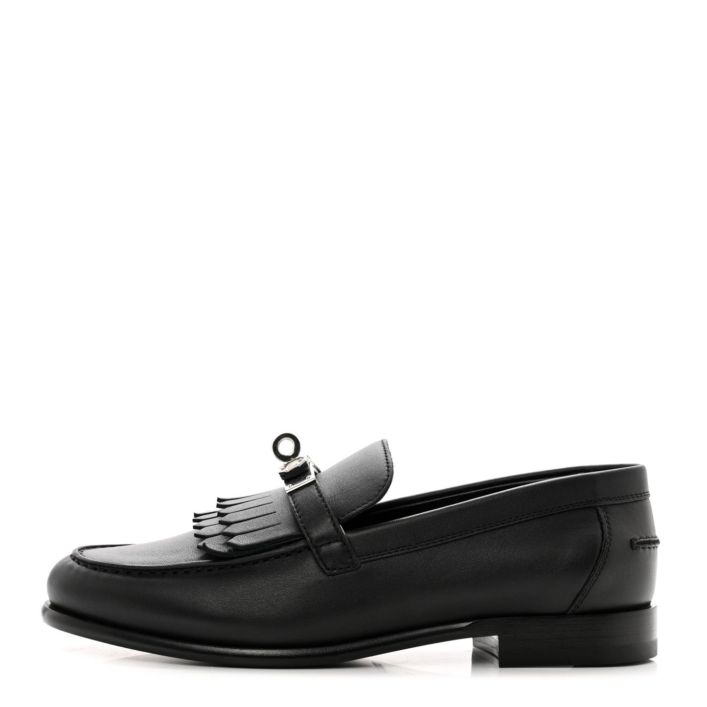 Calfskin Destin Loafers 36 Black