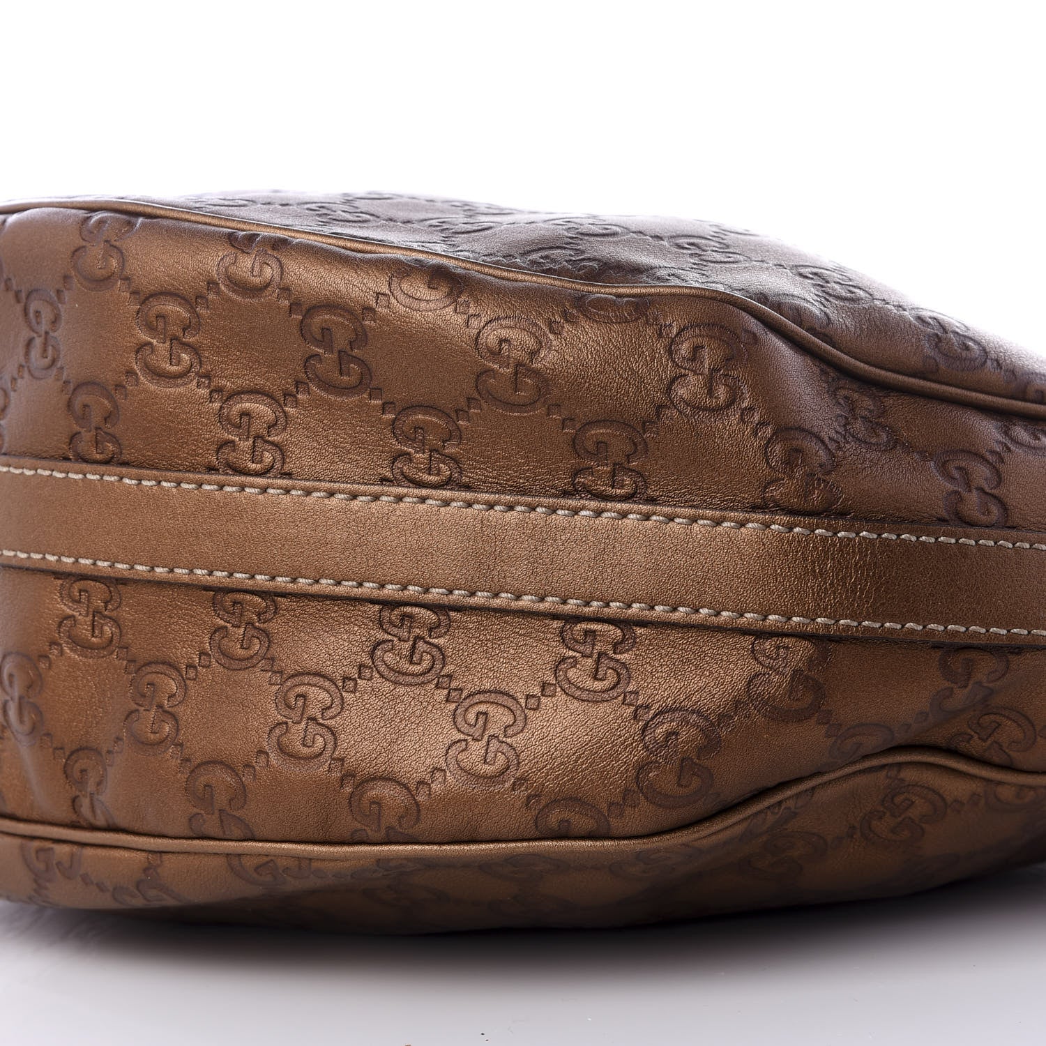 Gucci Guccissima Medium GG Twins Hobo Bronze 6 of 8