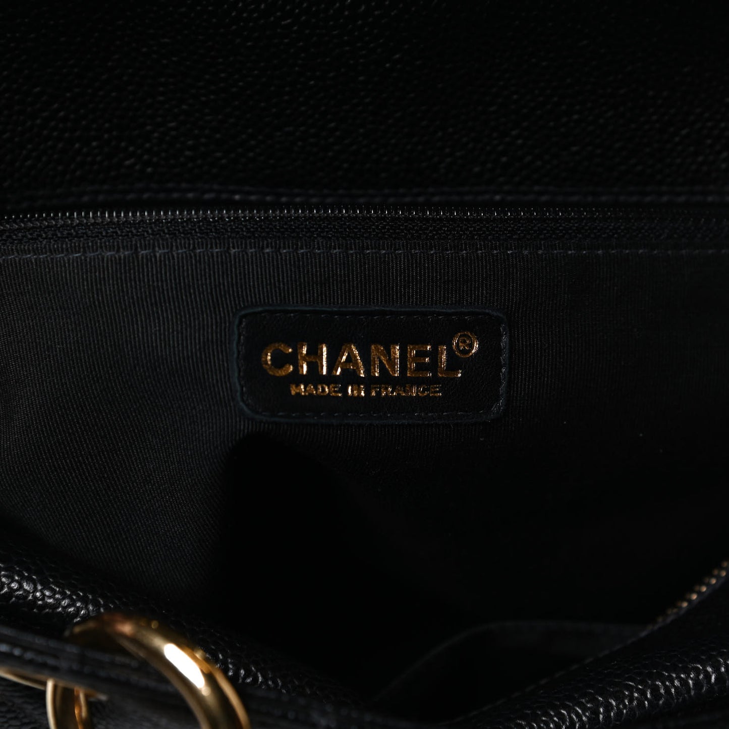 Caviar Quilted Grand Timeless Tote GTT Black