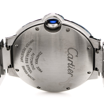 Cartier Stainless Steel 36mm Ballon Bleu De Cartier Automatic Watch 4 of 6