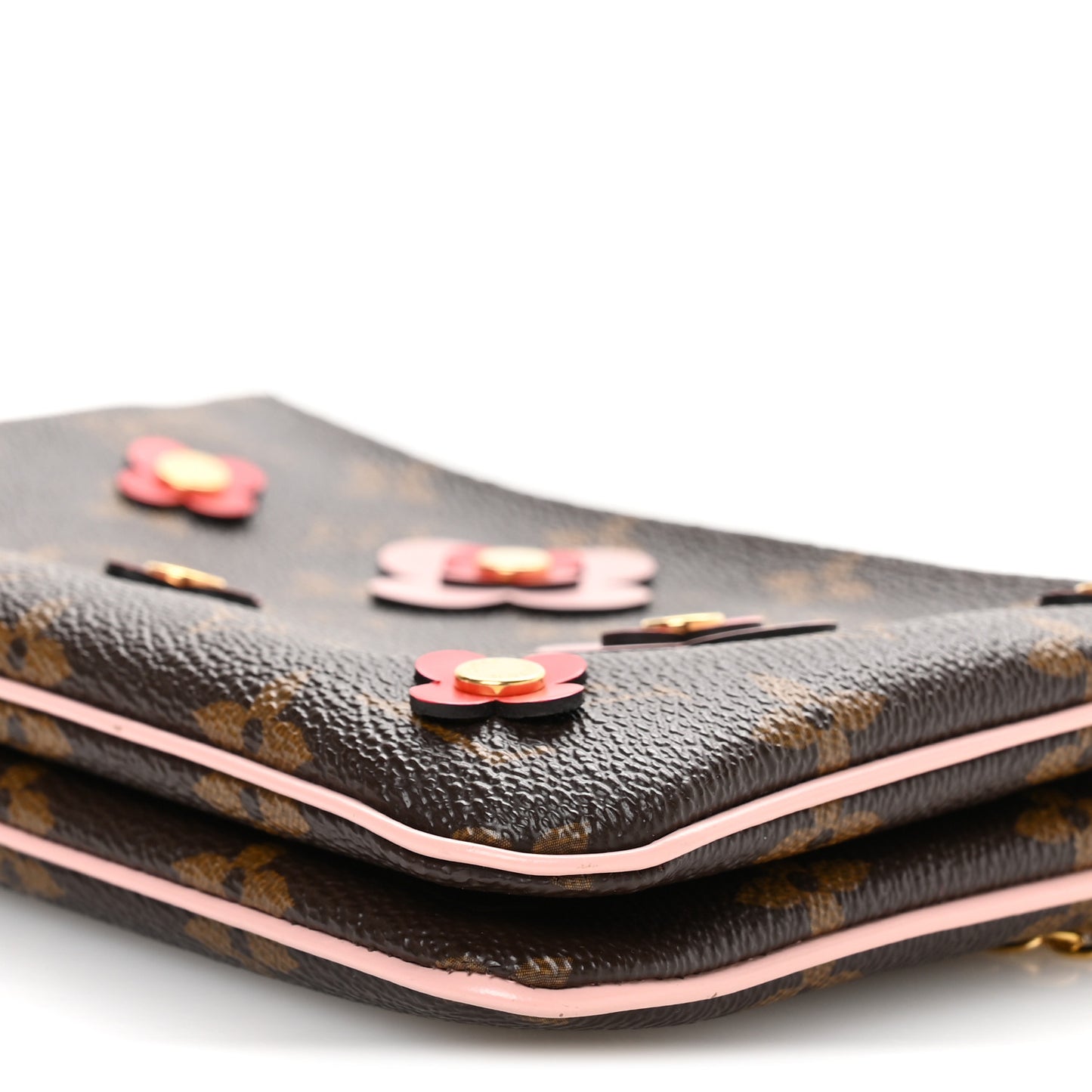 Monogram Blooming Flowers Double Zip Pochette