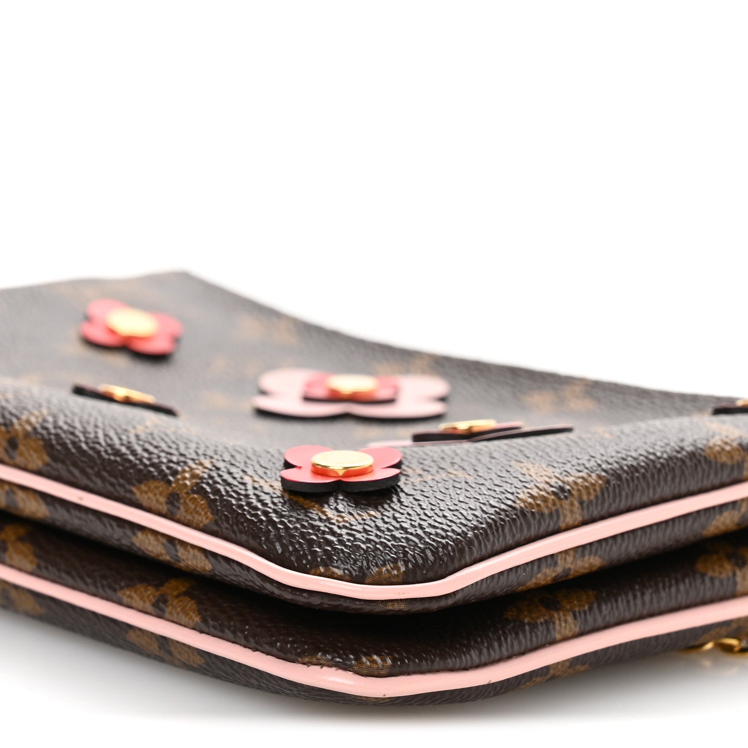 Louis Vuitton Monogram Blooming Flowers Double Zip Pochette 11 of 12
