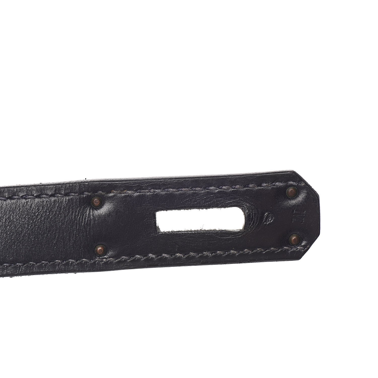 Hermes Box Kelly Retourne 32 Indigo 27 of 44
